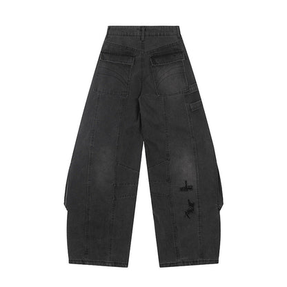 YAVIORA Distressed Utility Jeans