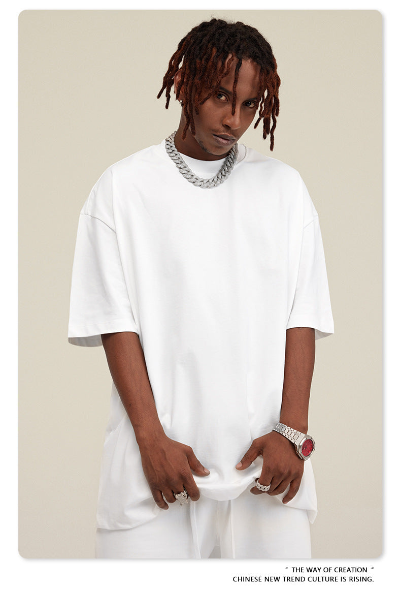 Yaviora Summer American Style Solid Color Loose T-Shirt