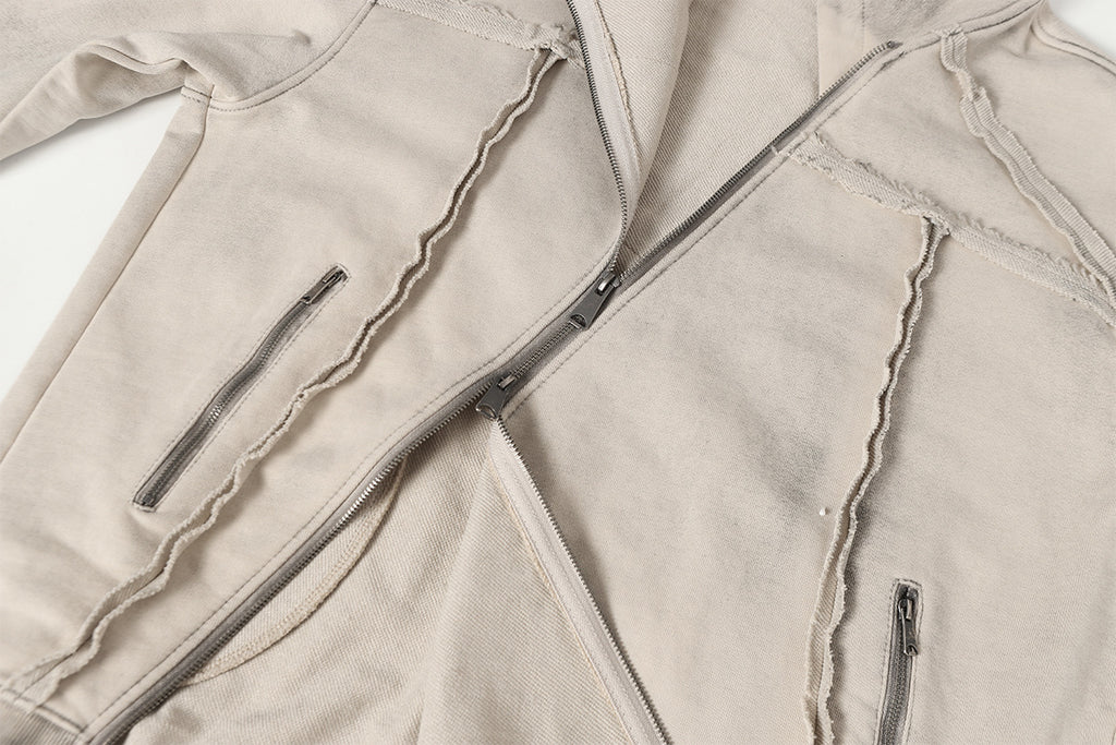 YAVIORA Deconstructed Irregular Hoodie