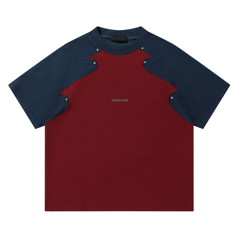 Yaviora Star and Rivet Short-Sleeve T-Shirt