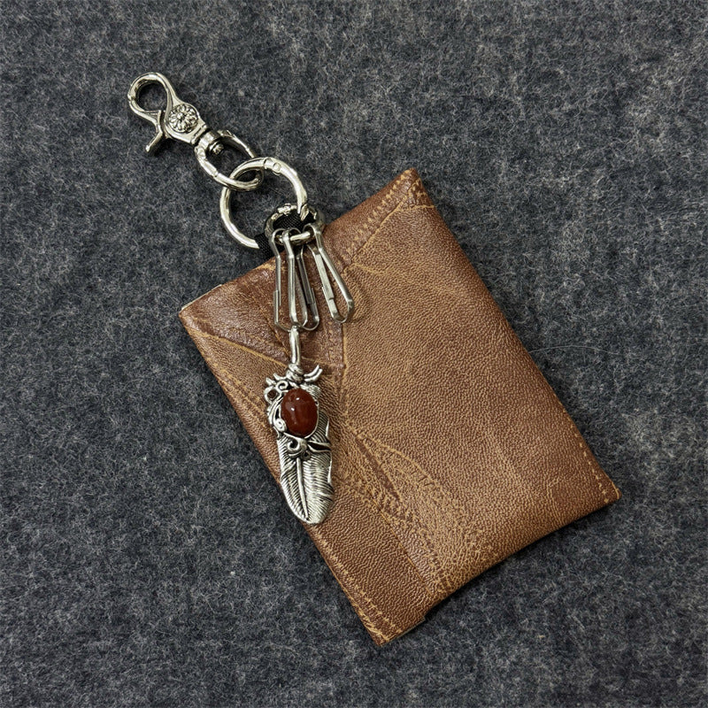 Yaviora Coin Purse ID Card Holder Keychain