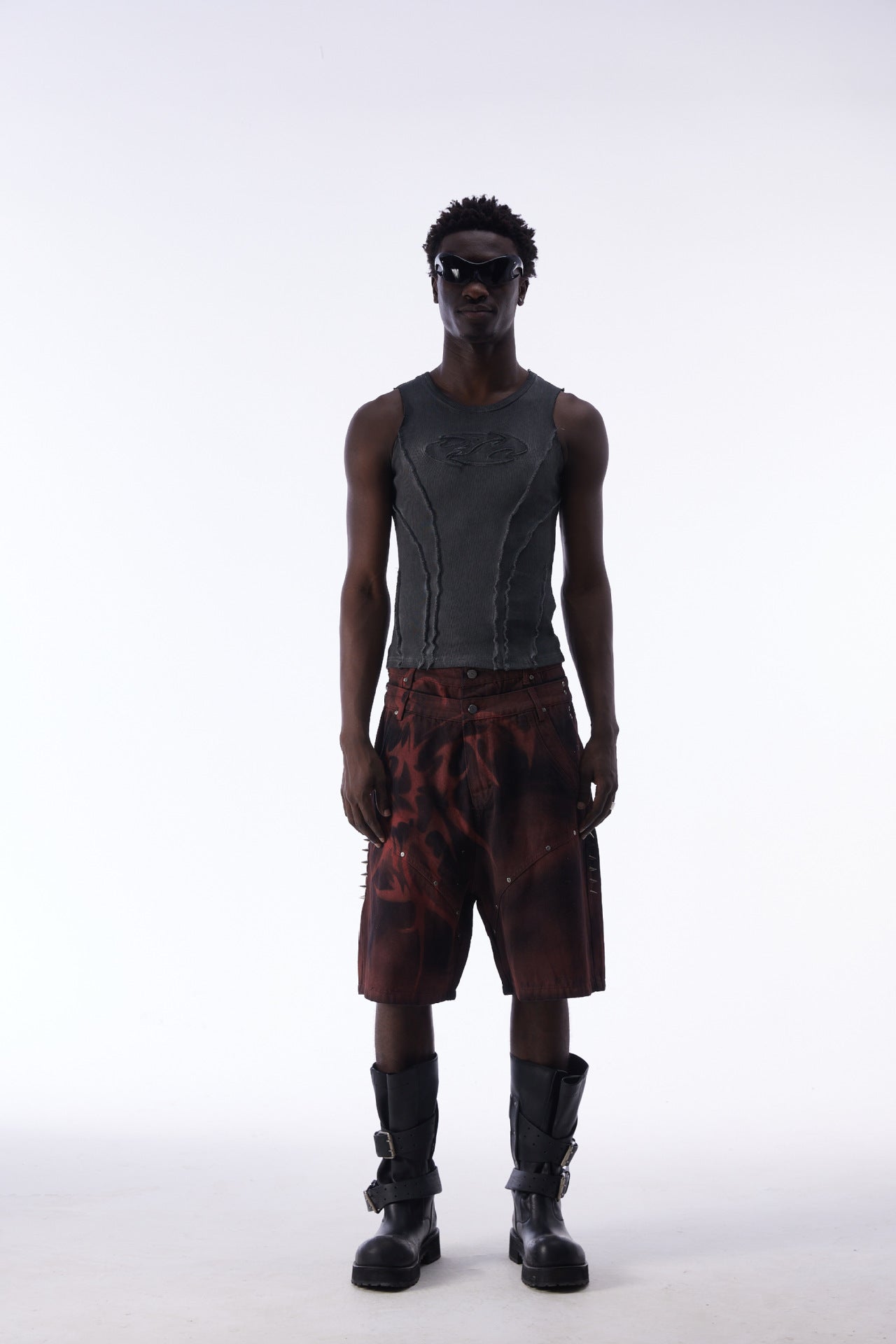YAVIORA Wasteland Style Slim Fit Base Layer Shirt