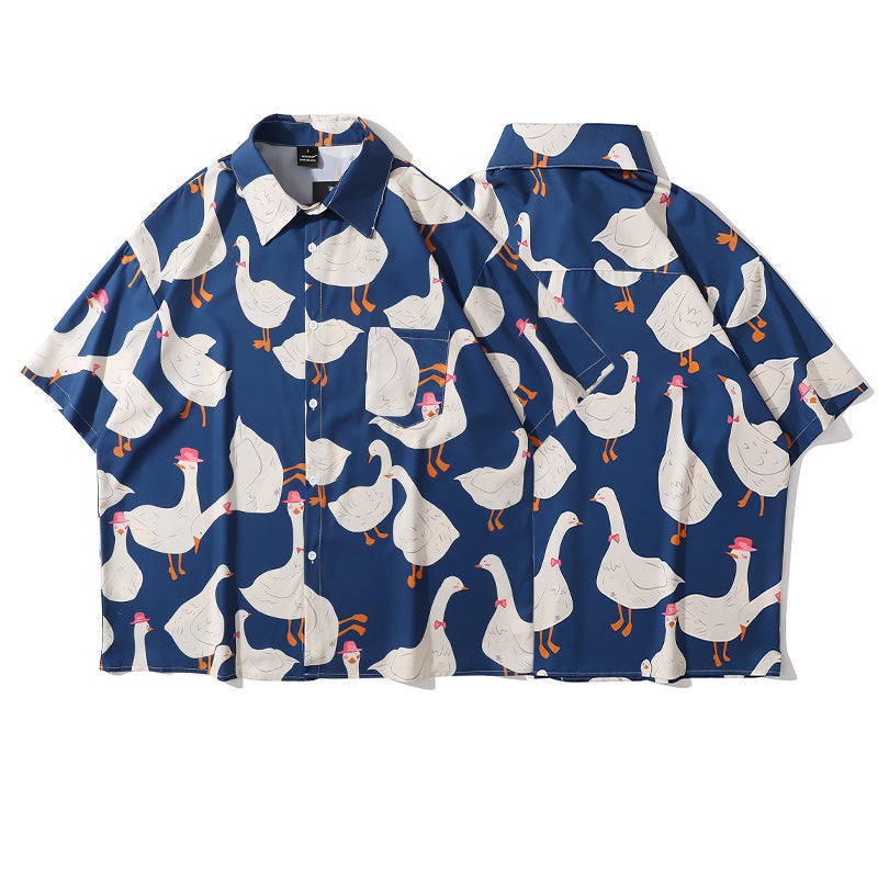 YAVIORA Animal Print Shirt