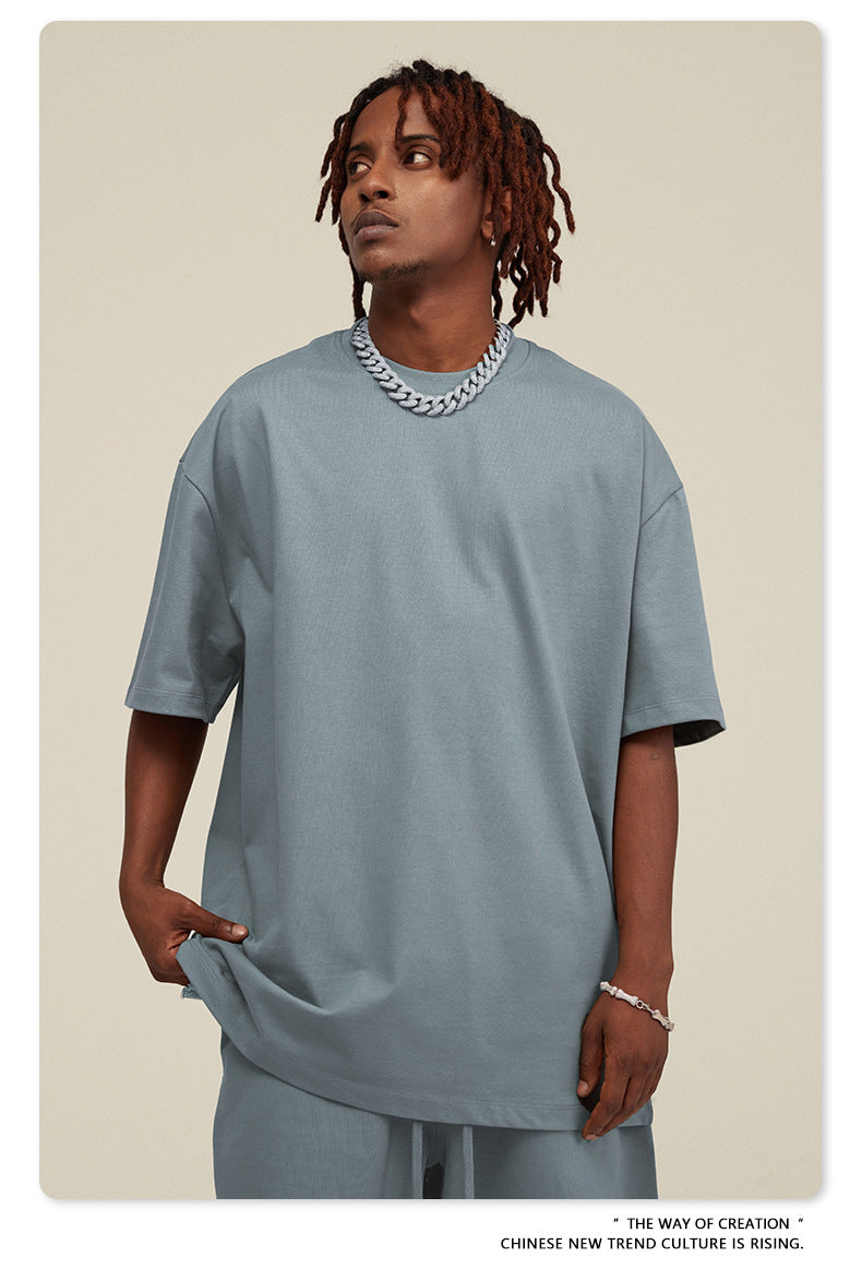 Yaviora Summer American Style Solid Color Loose T-Shirt