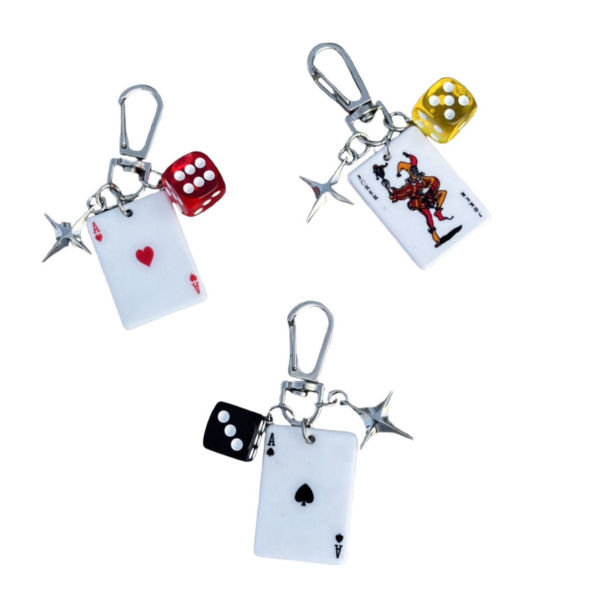 Yaviora Poker Card Multi-element Keychain