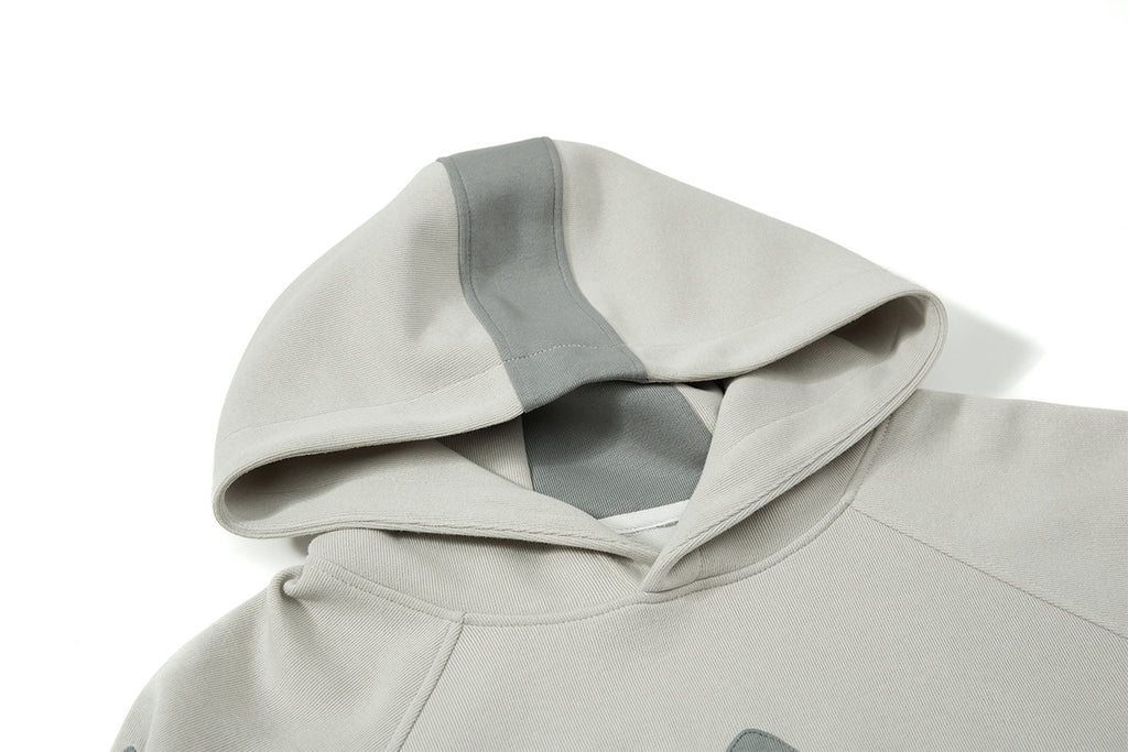 YAVIORA Hip Hoodie Patchwork Hooded Sweatshirt