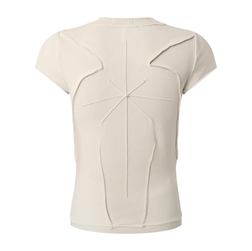 YAVIORA "Rebel" Raw-Edge Slim-Fit T-Shirt