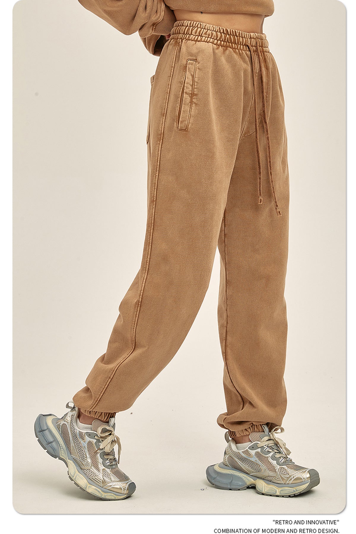 Yaviora Batik Distressed Loose Fit Trousers