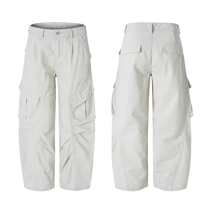 YAVIORA Pleated Cargo Pants