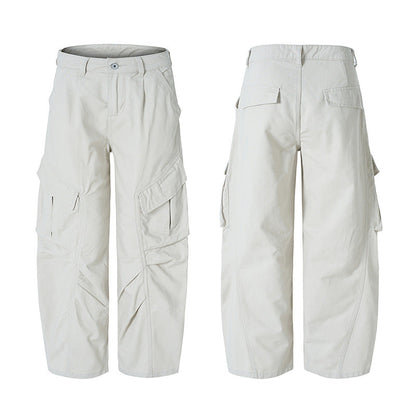 YAVIORA Pleated Cargo Pants