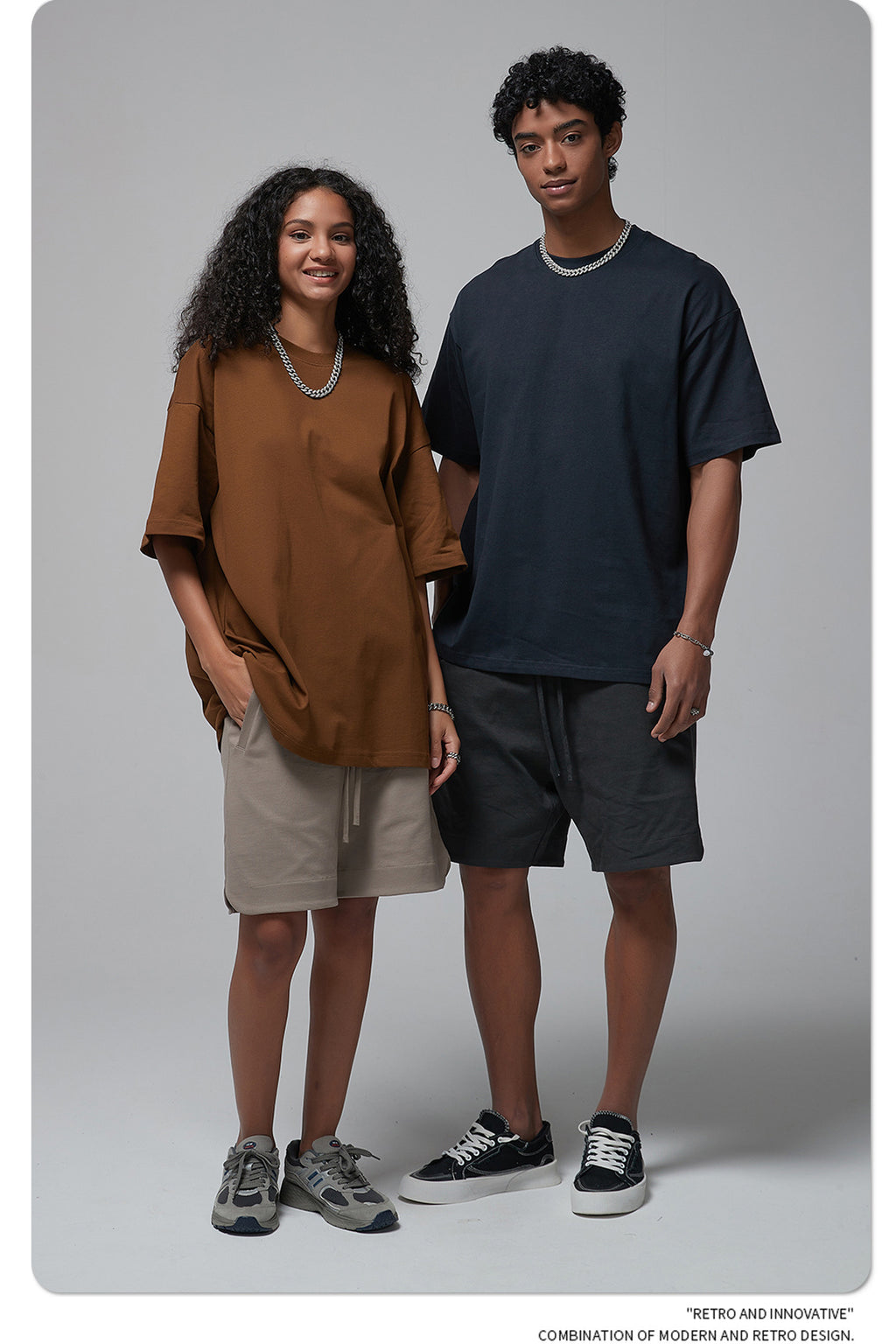 Yaviora 230G Double Yarn Pure Cotton Short-Sleeve T-Shirt