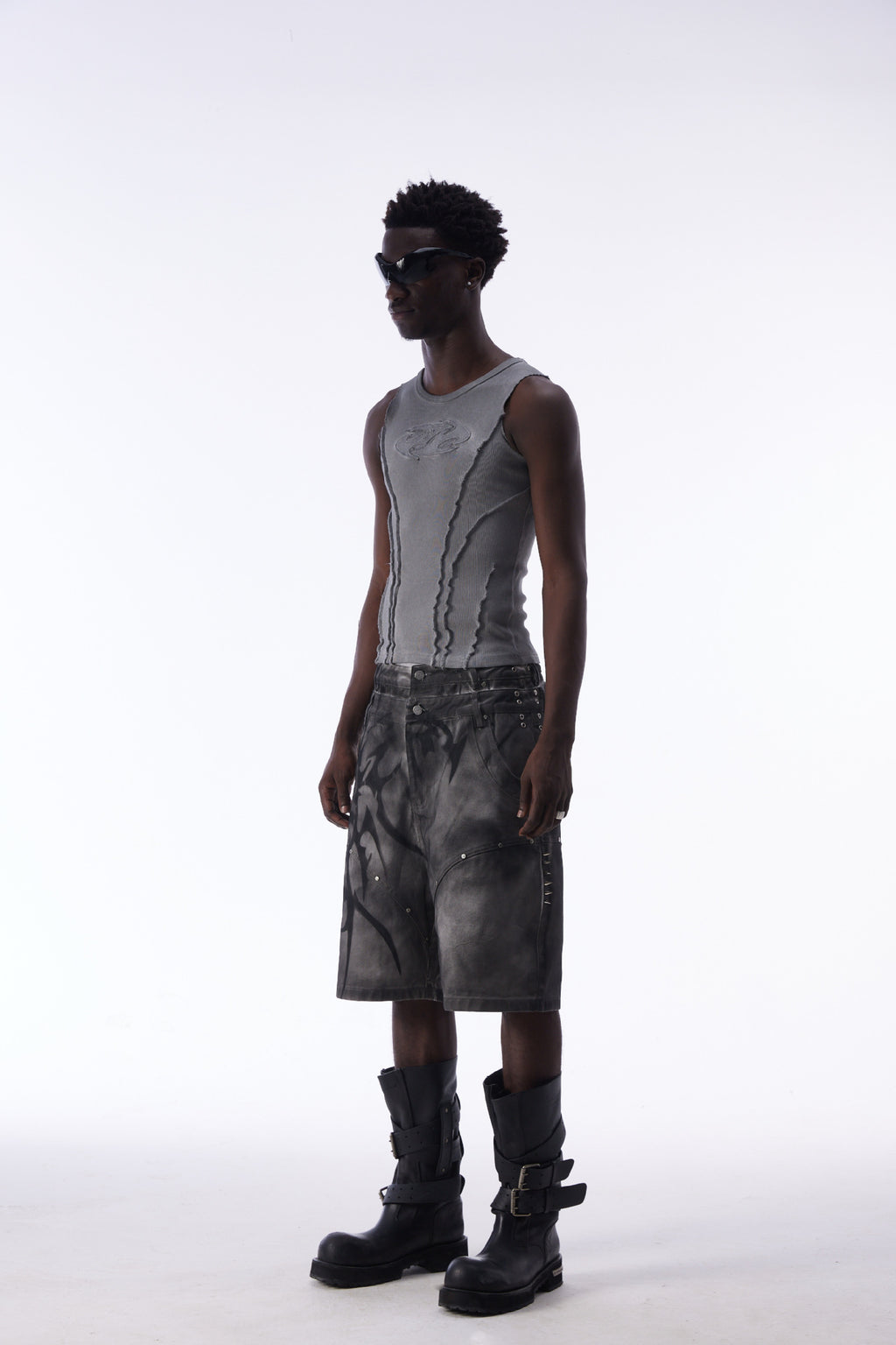 YAVIORA Wasteland Style Slim Fit Base Layer Shirt