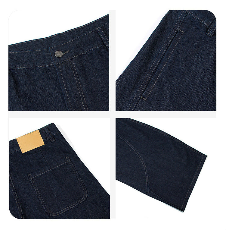 YAVIORA Curved Denim Jeans