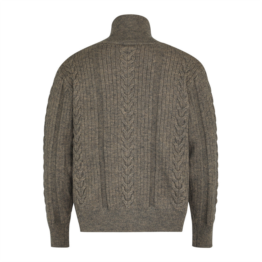 Cardigan en tricot torsadé YAVIORA