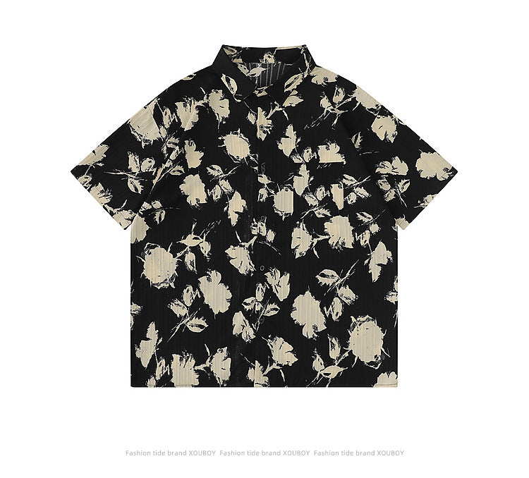Yaviora Vintage Floral Print Shirt