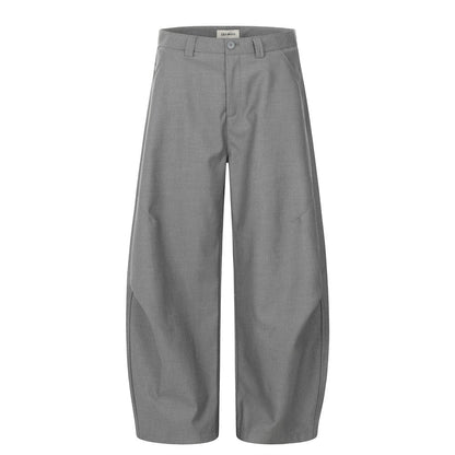 YAVIORA Pleated Curved Pants