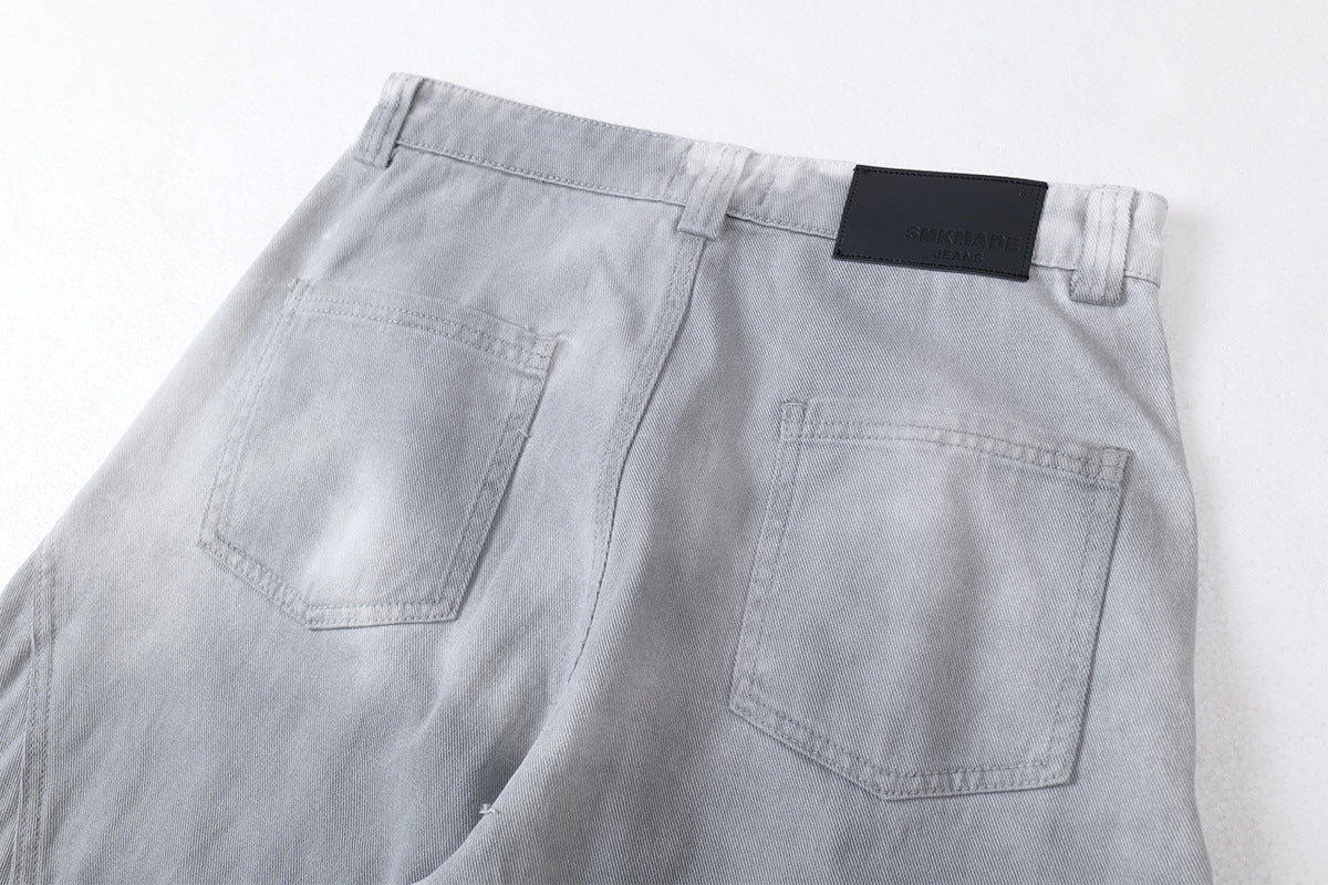 YAVIORA Dirty Dye Deconstructed Design Scimitar Pants