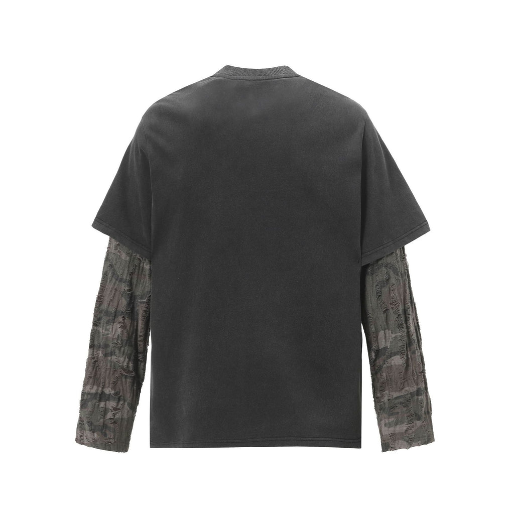 YAVIORA Distressed Layered Longsleeve