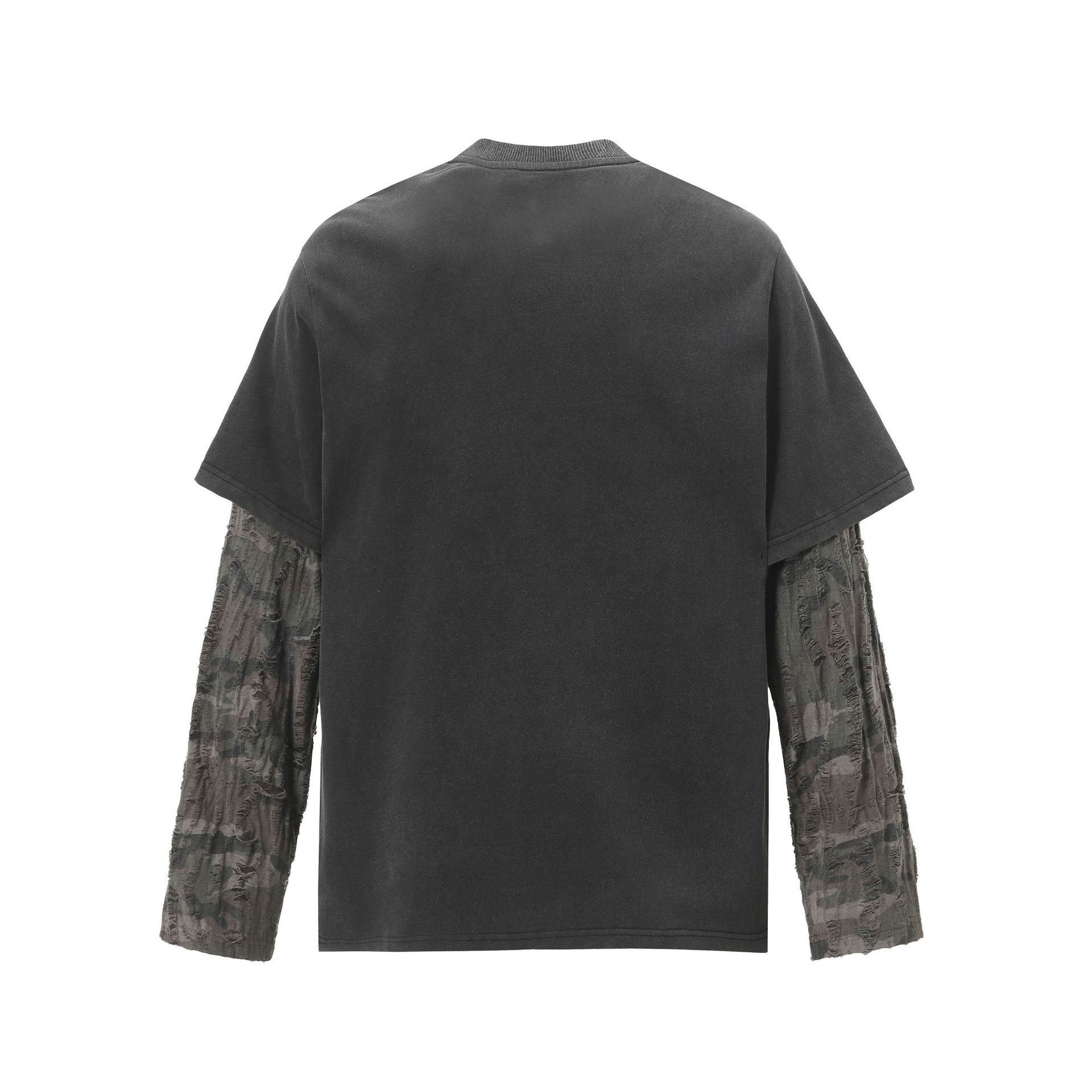 YAVIORA Distressed Layered Longsleeve