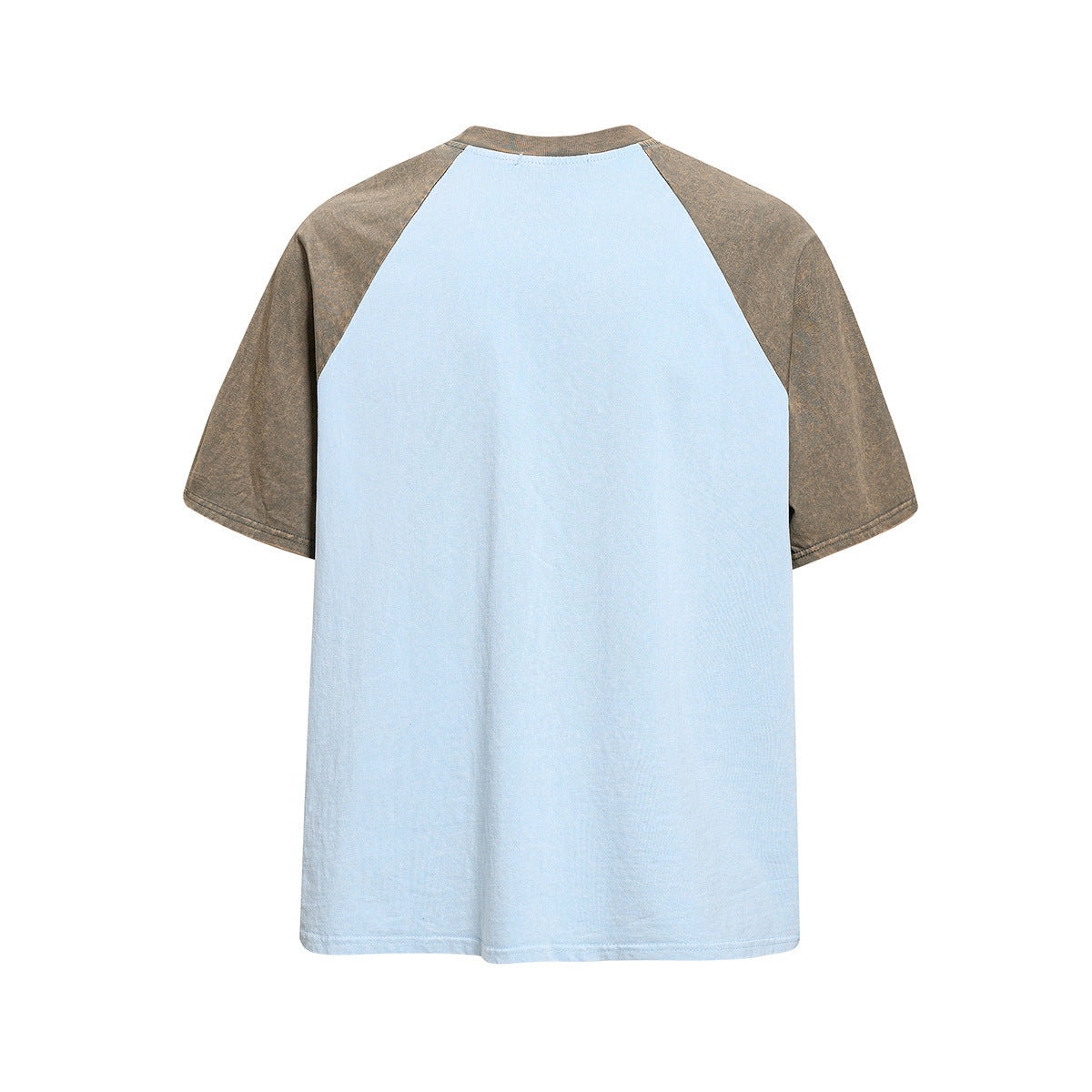 YAVIORA Mafa Vintage Star Color Block T Shirt