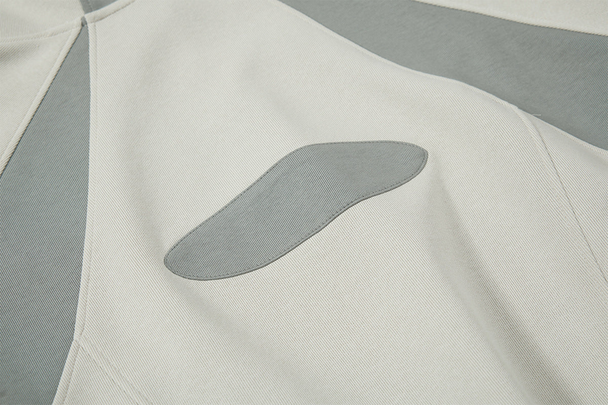 YAVIORA Hip Hoodie Patchwork Hooded Sweatshirt