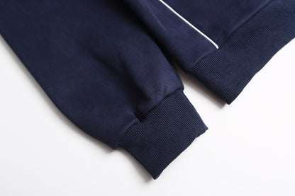 YAVIORA Polo-Sweatshirt mit Buchstaben-Print