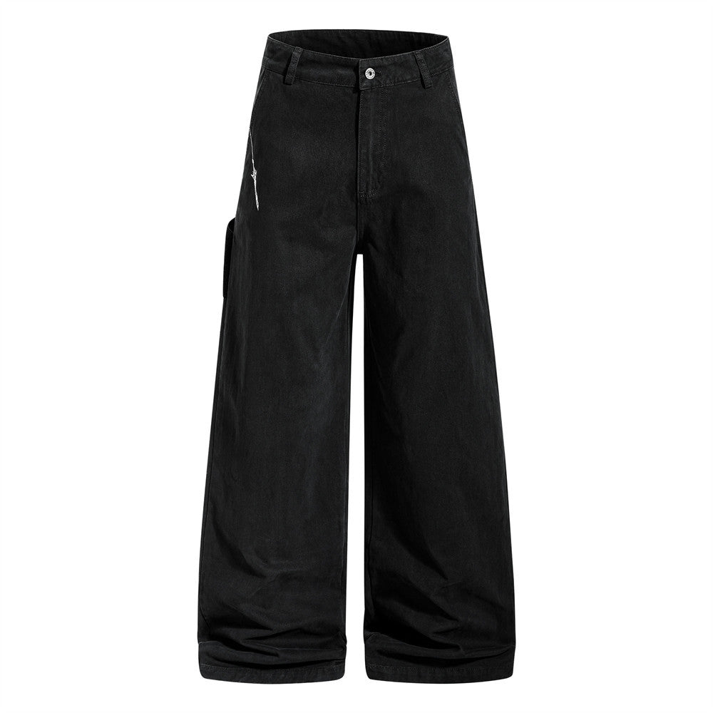 Pantalon cargo brodé YAVIORA