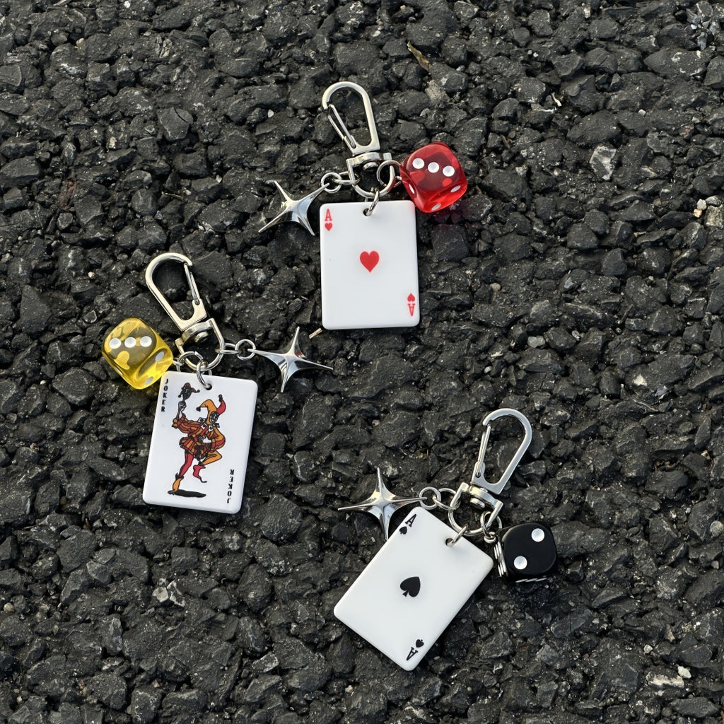Yaviora Poker Card Multi-element Keychain