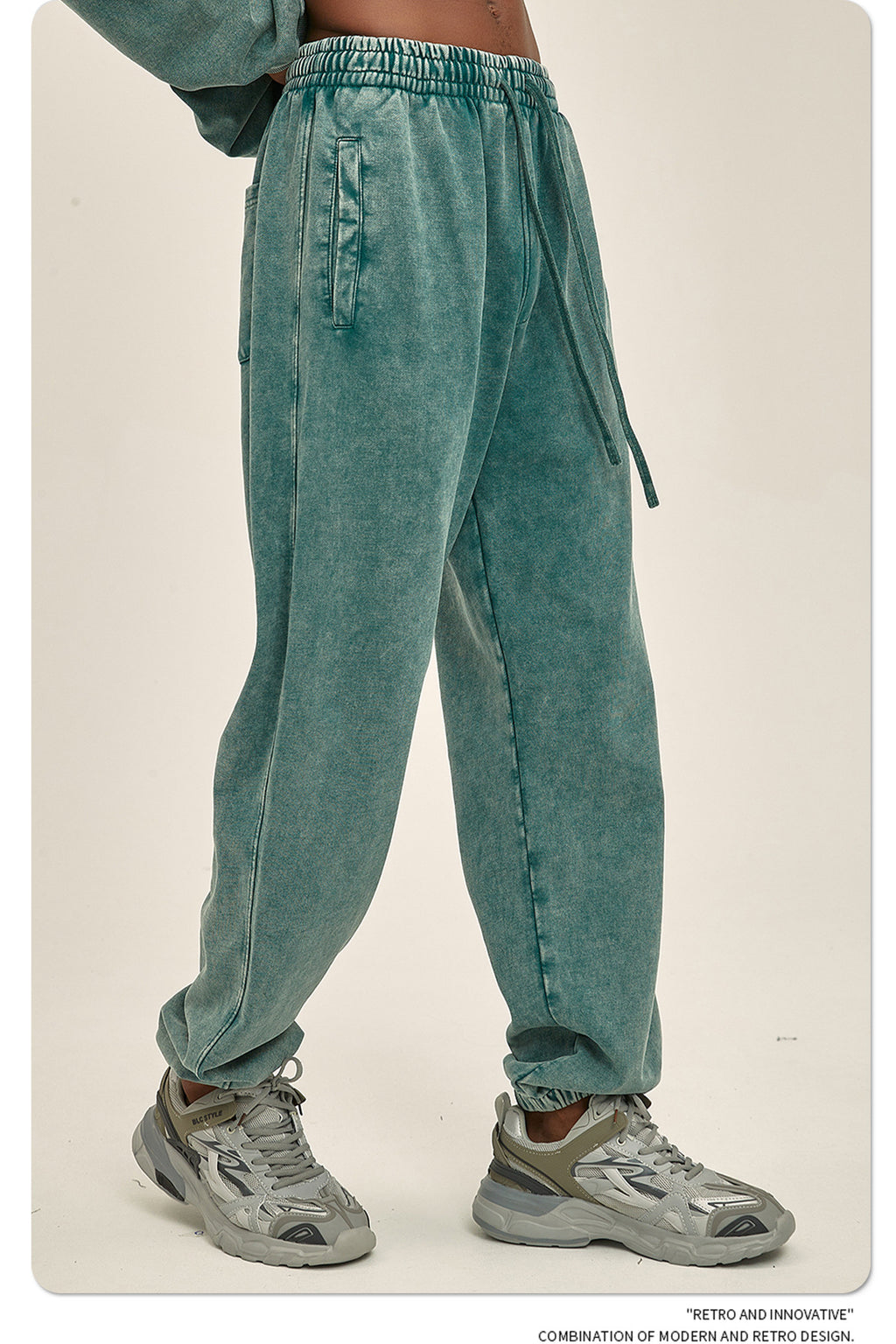 Yaviora Batik Distressed Loose Fit Trousers