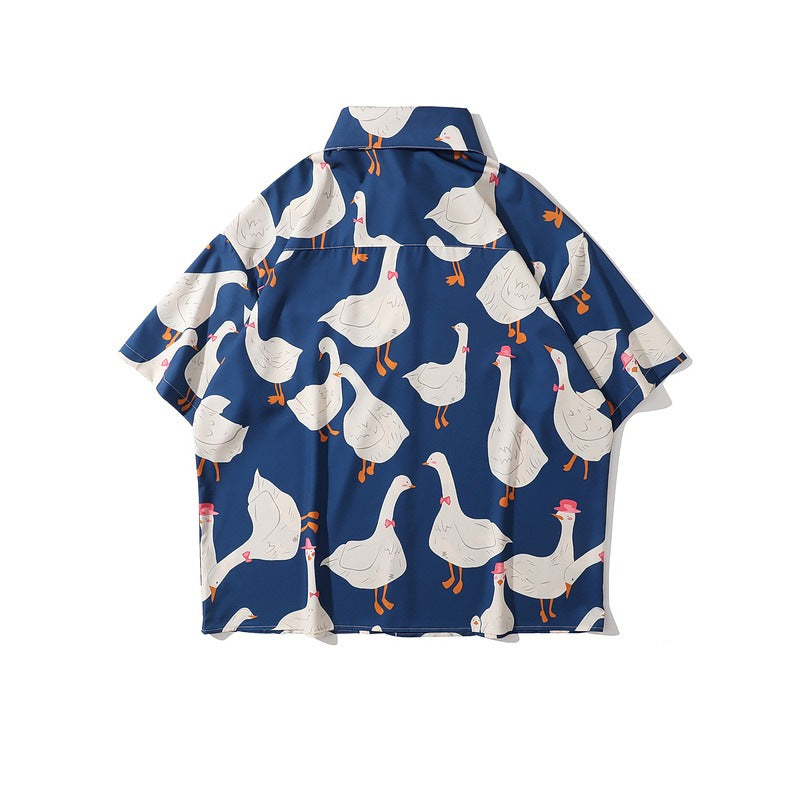 YAVIORA Animal Print Shirt