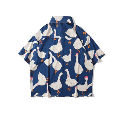 YAVIORA Animal Print Shirt