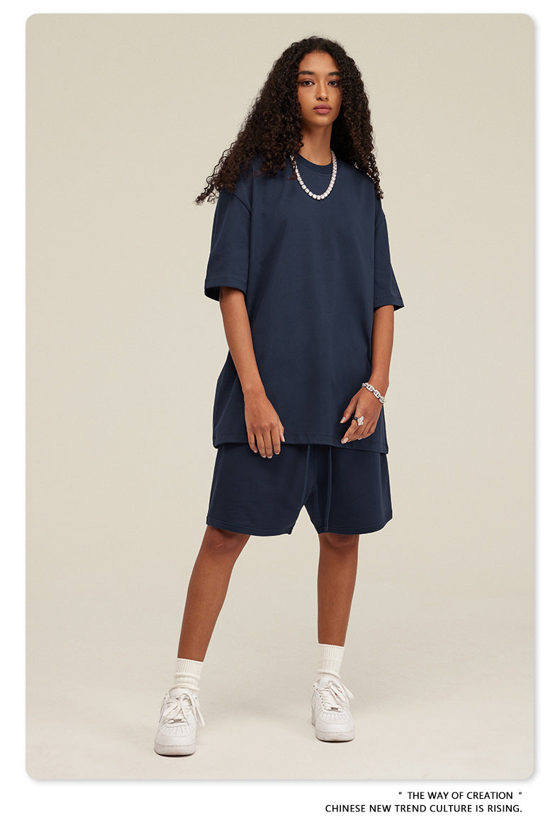 Yaviora Summer American Style Solid Color Loose T-Shirt