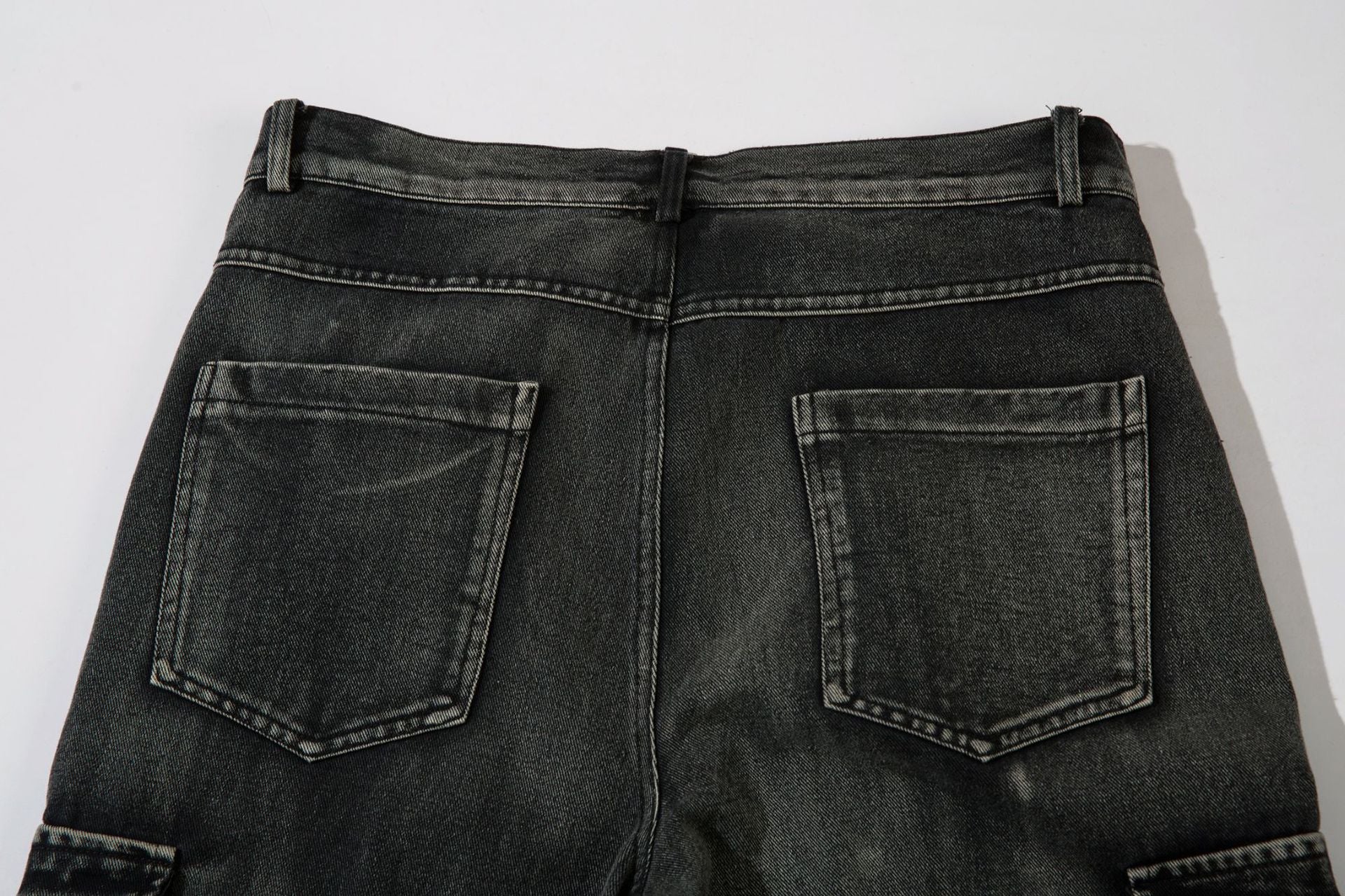 YAVIORA Multi-Pocket Workwear Denim Jeans