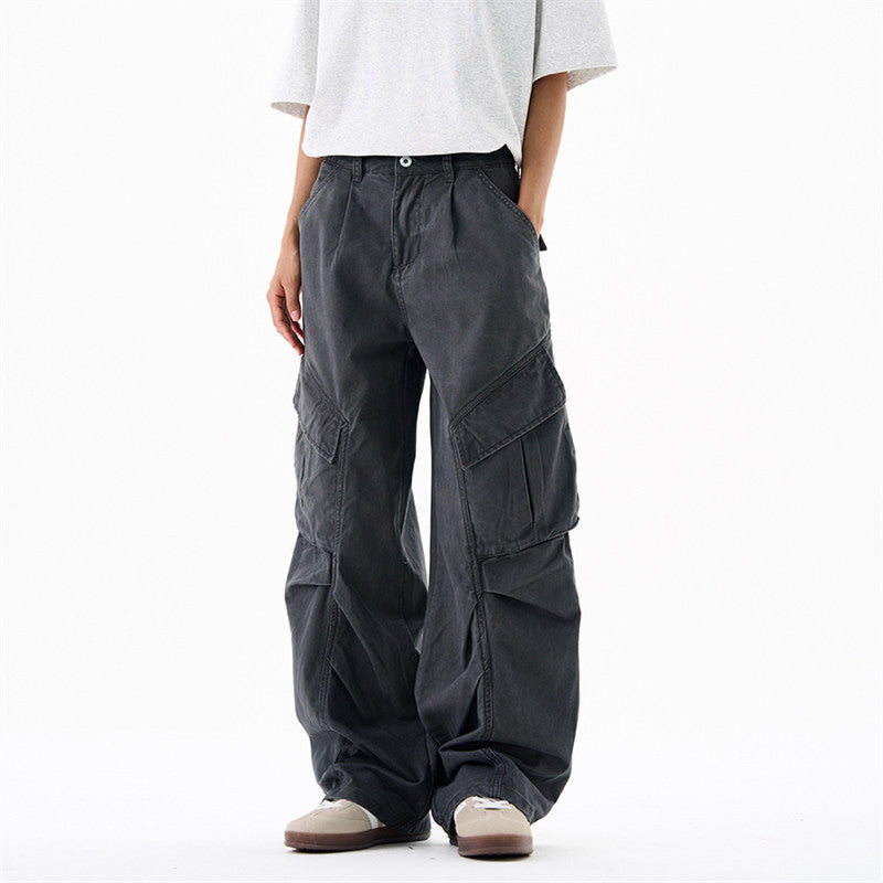 YAVIORA Pleated Cargo Pants