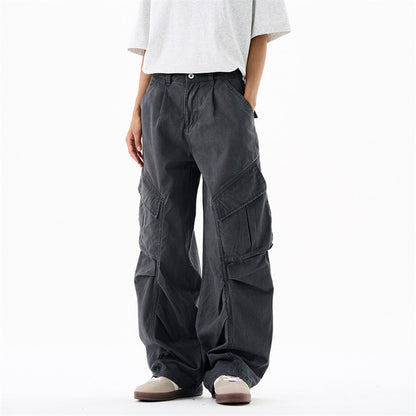 YAVIORA Pleated Cargo Pants