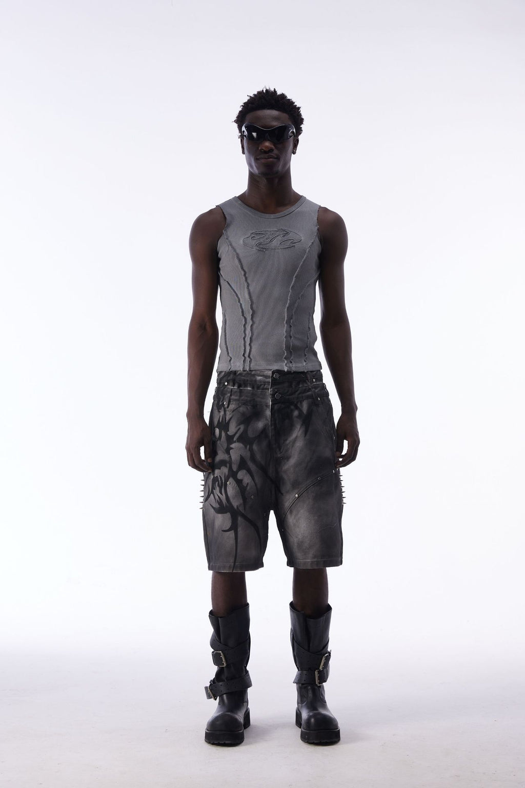 YAVIORA Wasteland Style Slim Fit Base Layer Shirt