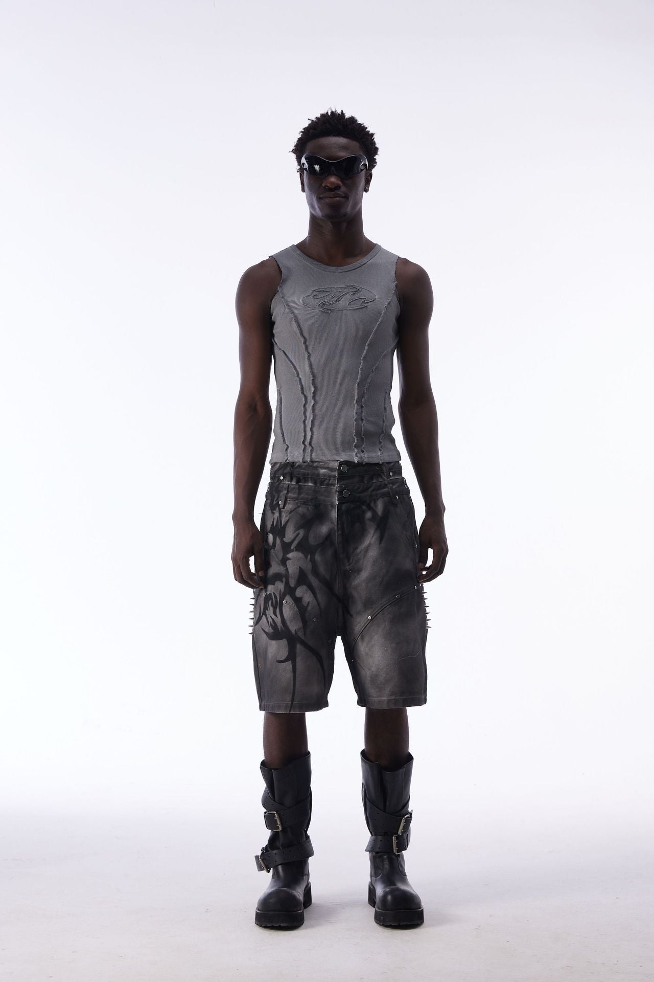 YAVIORA Wasteland Style Slim Fit Base Layer Shirt