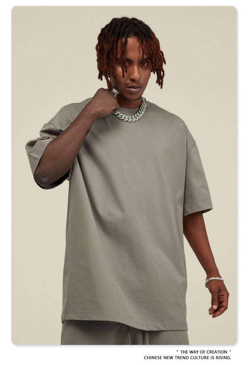 Yaviora Summer American Style Solid Color Loose T-Shirt