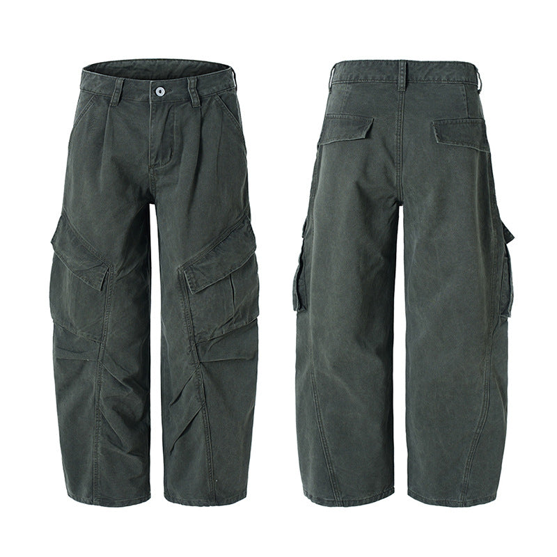 YAVIORA Pleated Cargo Pants