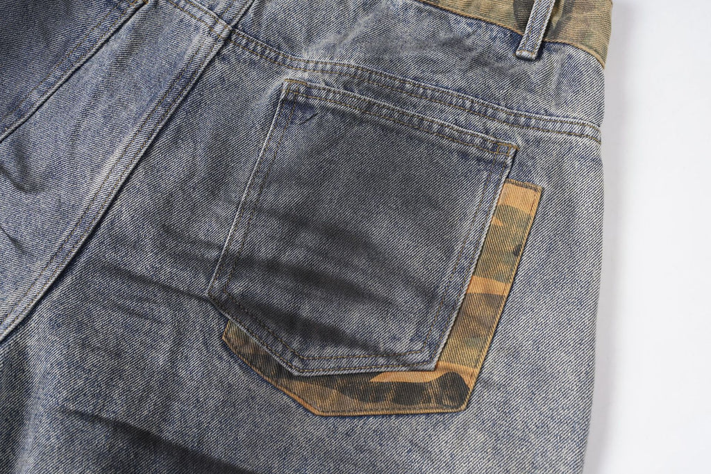 YAVIORA "Wasteland" Style Distressed Denim Shorts
