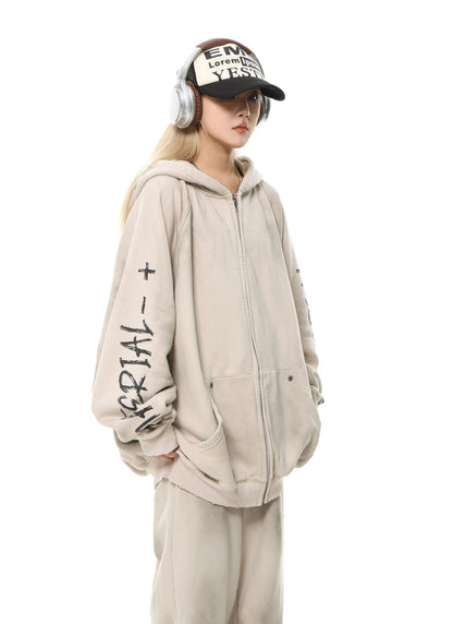 YAVIORA Distressed Hoodie