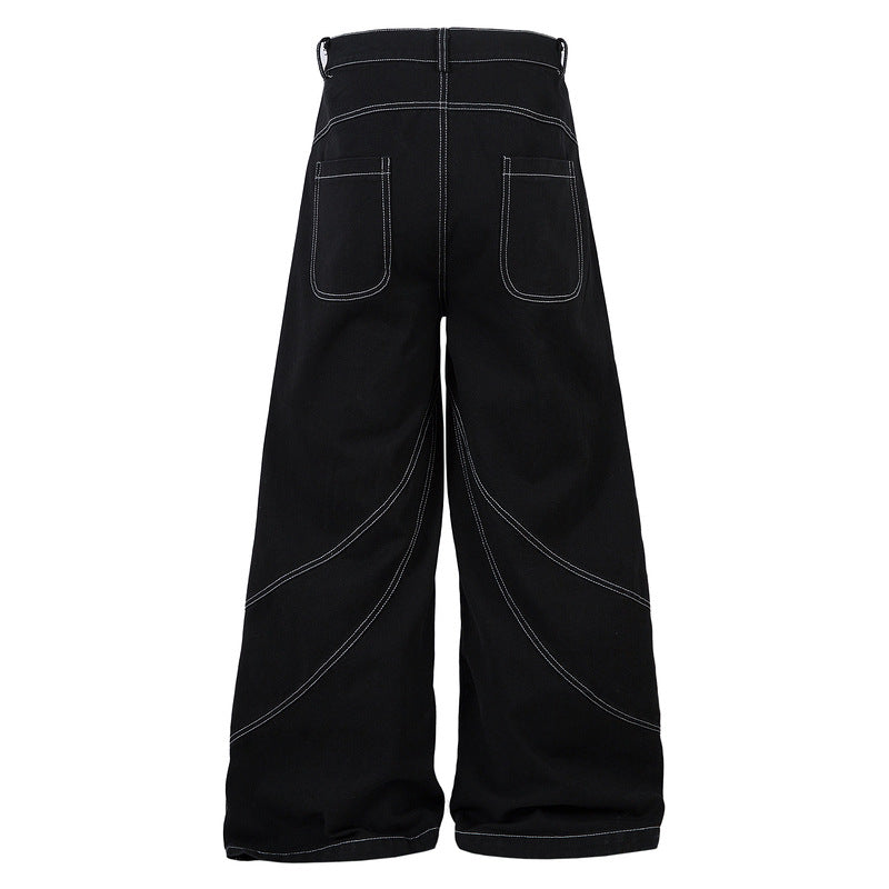 YAVIORA Wing Embroidered Jeans