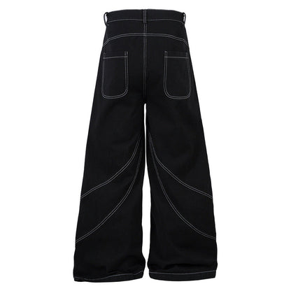 YAVIORA Wing Embroidered Jeans