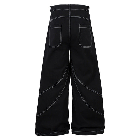 YAVIORA Wing Embroidered Jeans