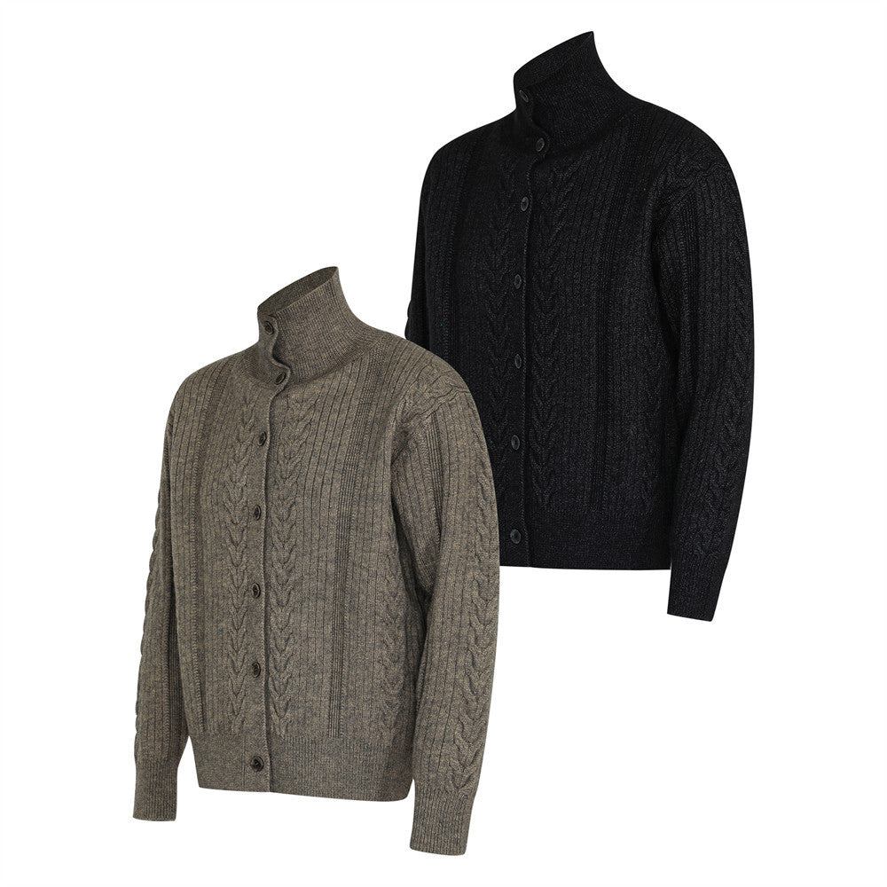 Cardigan en tricot torsadé YAVIORA