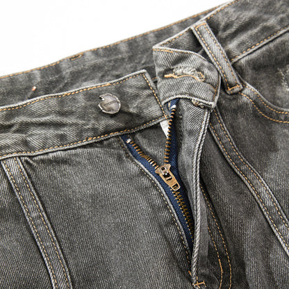 YAVIORA Distressed Wide Jeans