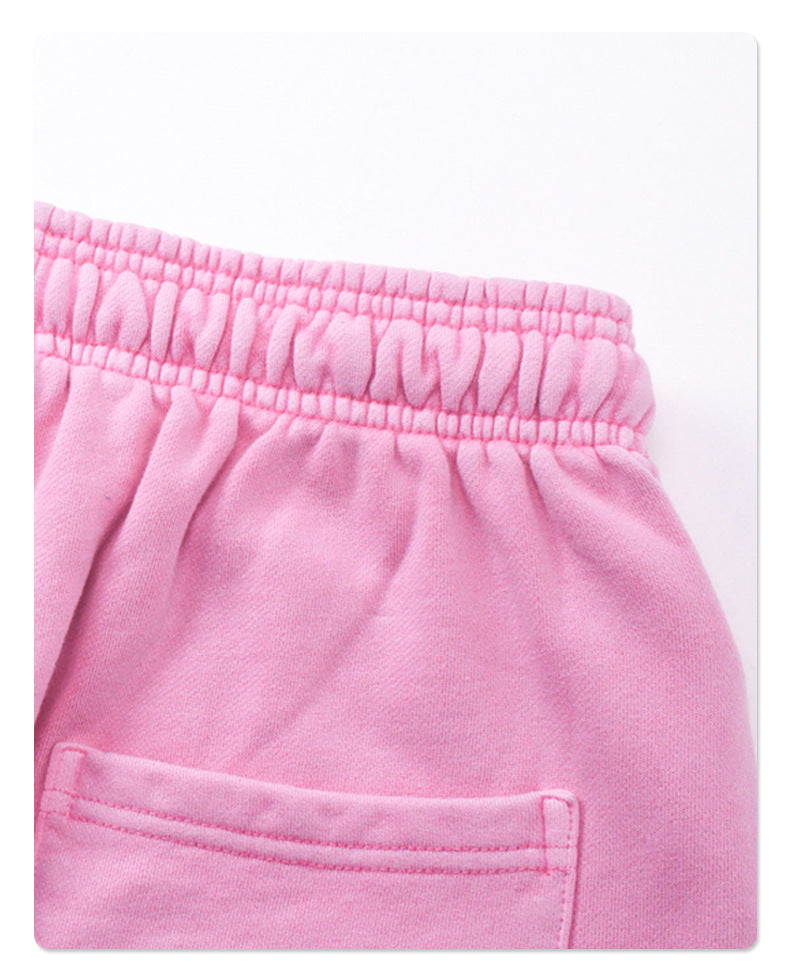 Yaviora Retro Terry Cotton Sports Shorts for Men