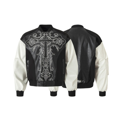 YAVIORA Embroidered Baseball Jacket
