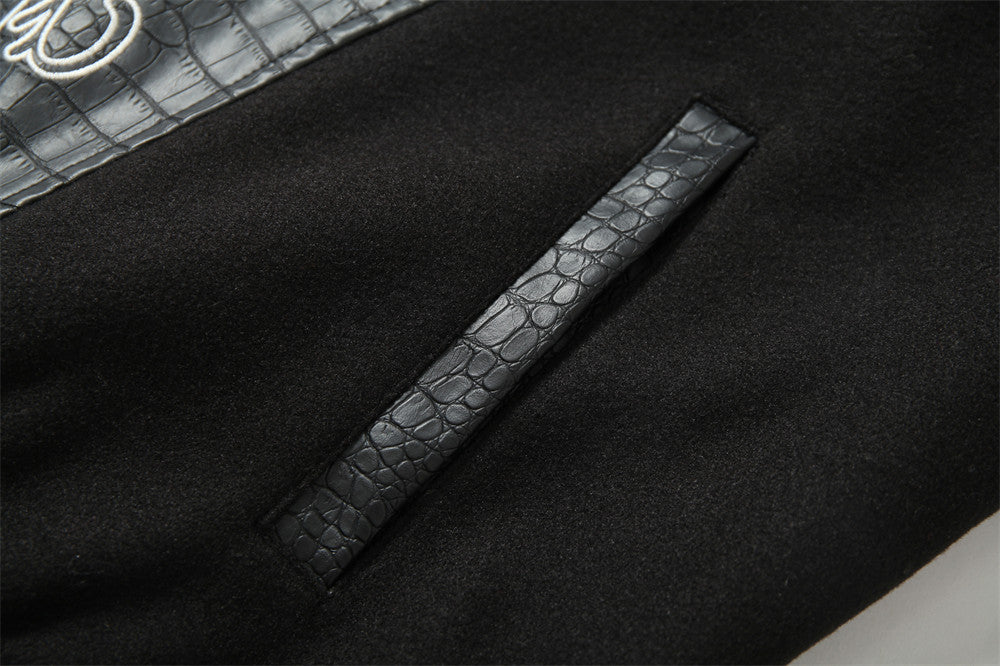YAVIORA Embroidered Baseball Jacket