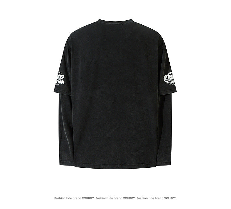 YAVIORA Star Letter Layered T-Shirt